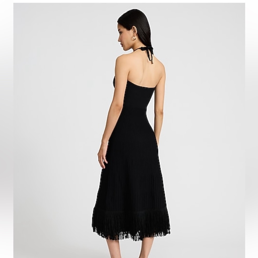 NEW ribbed halter top dress - Picture 3 of 4